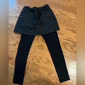 Athleta leggings/skirt combo